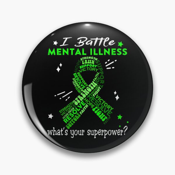Item preview, Mental Illness Warrior - I Battle Mental Illness What's Your Superpower? designed and sold by ArangoaStore.