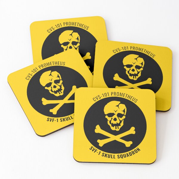 Item preview, CVS-101 Prometheus SVF-1 Skull Squadron Patch - Focker Style designed and sold by Rick Vale.