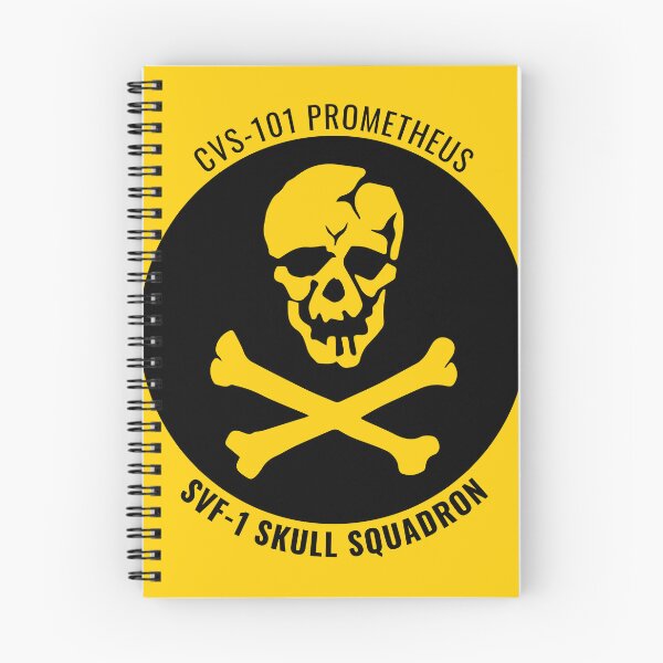Item preview, CVS-101 Prometheus SVF-1 Skull Squadron Patch - Focker Style designed and sold by Rick Vale.