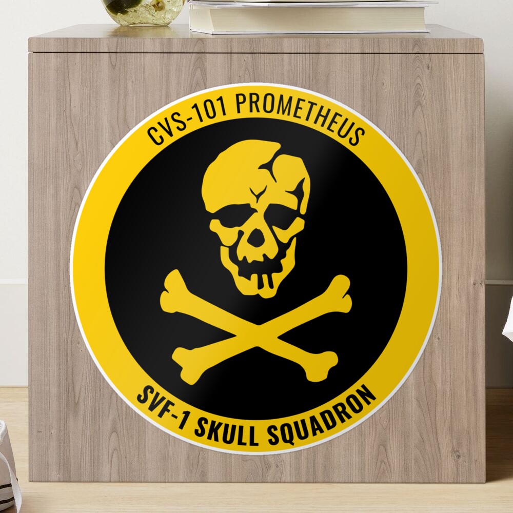 CVS-101 Prometheus SVF-1 Skull Squadron Patch - Focker Style