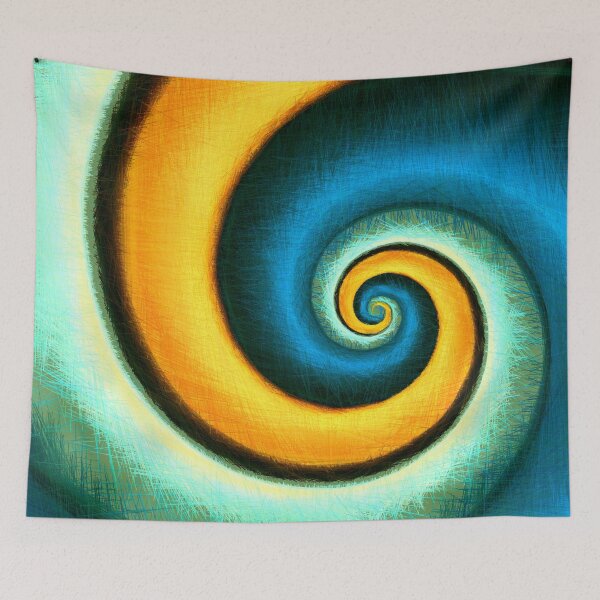 Item preview, Abstract Art | Fibonacci spiral, linify designed and sold by blackhalt.