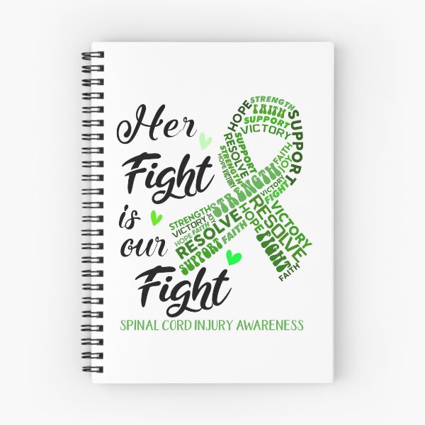 Item preview, Spinal Cord Injury Warrior, Her Fight is our Fight Spinal Cord Injury Awareness designed and sold by Greggwillard.