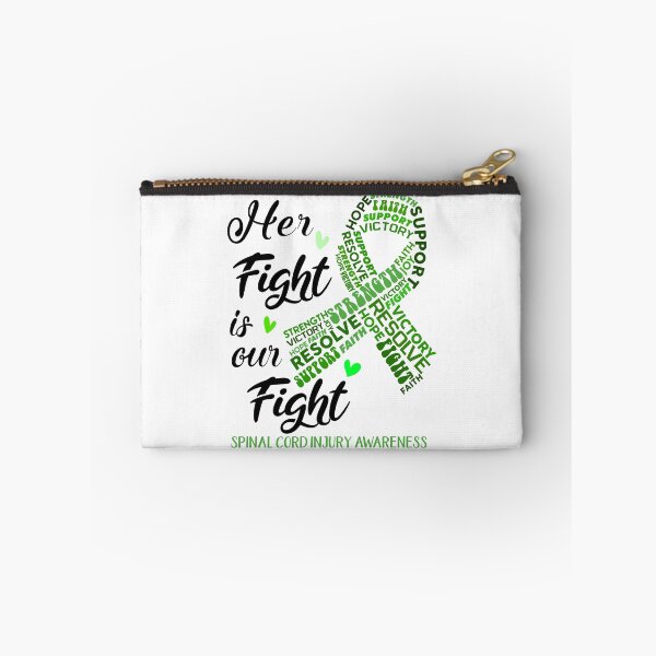 Item preview, Spinal Cord Injury Warrior, Her Fight is our Fight Spinal Cord Injury Awareness designed and sold by Greggwillard.