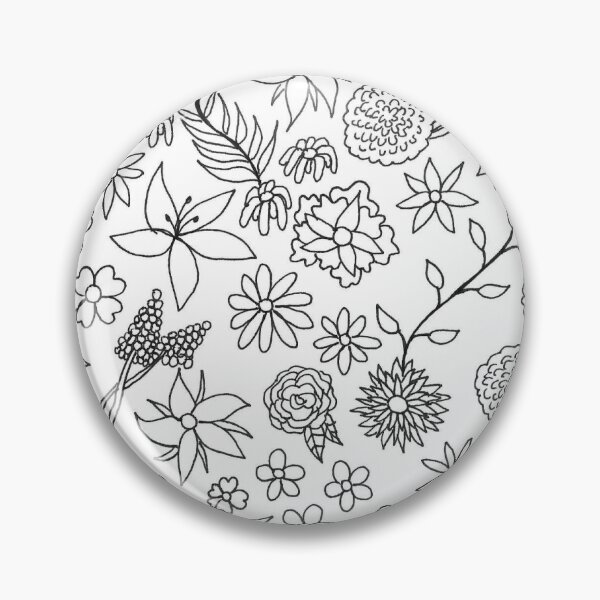 Item preview, Scattered Garden - Uncoloured designed and sold by red-roadie-hood.