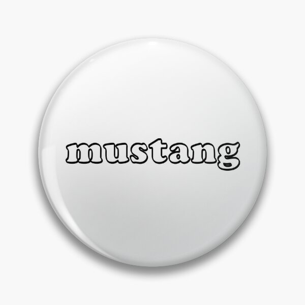 Item preview, Mustang Bubble Letters Mustang Horse designed and sold by theaadesigns.