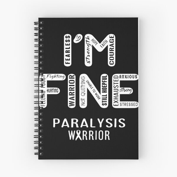 Item preview, Paralysis Warrior - I Am FINE, Support Paralysis Warrior Support Gifts designed and sold by RidnerStore.