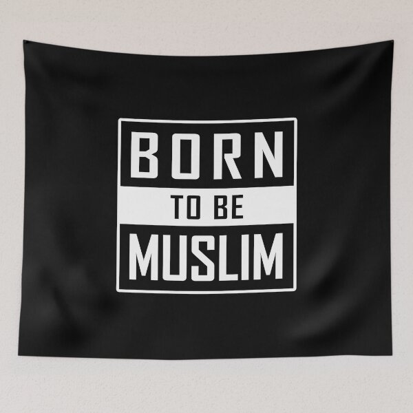 Item preview, born to be muslim - islamic art quotes 2 designed and sold by EfenDesign.
