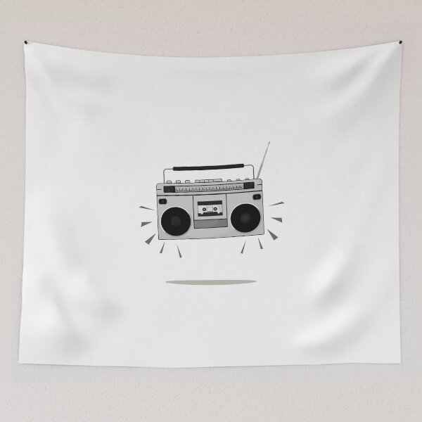 Item preview, Stereophonics Classic Silver Vintage Boombox - By Asdev designed and sold by asdev.
