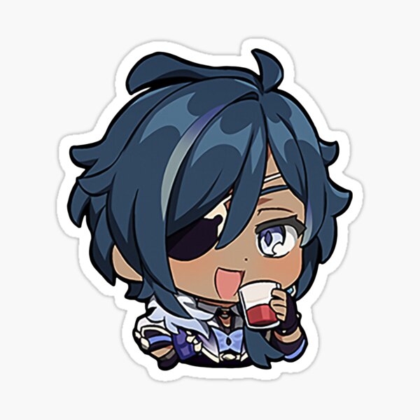 Item preview, Kaeya | Genshin Impact Sticker "Celebrate" designed and sold by Asiapenguin.