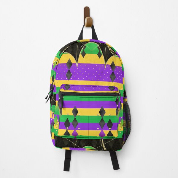 Item preview, Abstract Mardi Gras Striped Pearl Argyle Diamond Pattern in Mardi Gras Colors designed and sold by ArgyleImp.