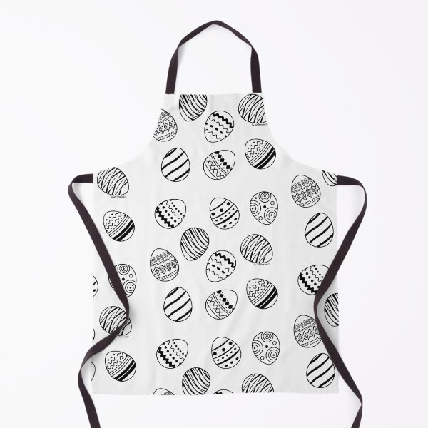 Item preview, Easter Egg Pattern - Black & White designed and sold by DarkGreenSoul.