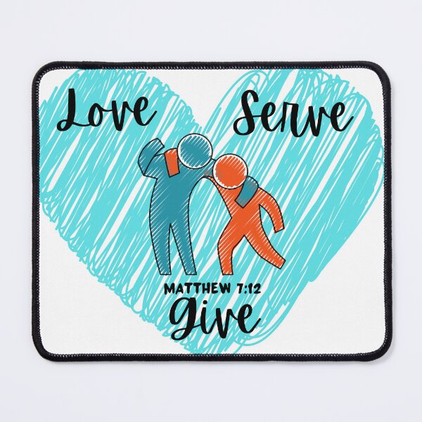 Item preview, Love, Serve, Give designed and sold by JDFunTees.