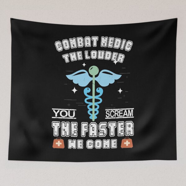 Item preview, Combat Medic T Shirt - The Louder You Scream Faster We Come Outfit Army designed and sold by PrintOfi.
