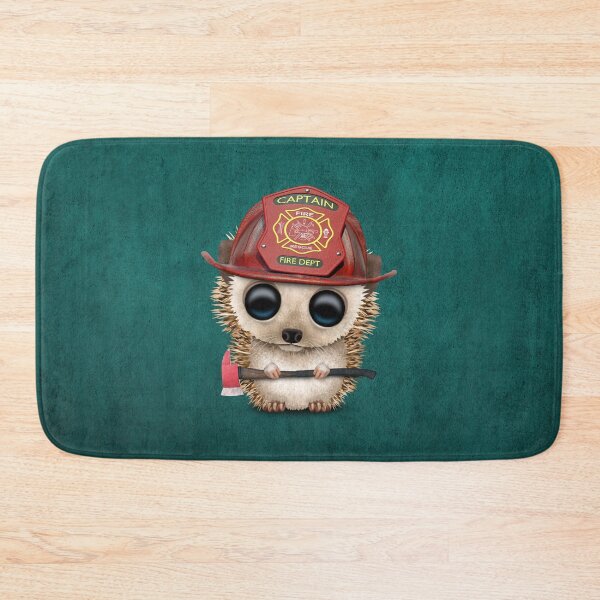 Item preview, Cute Baby Hedgehog Firefighter designed and sold by JeffBartels.