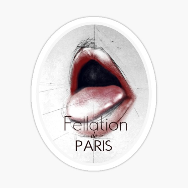 Fellation de Paris (T-Shirt - version Argile) Sticker