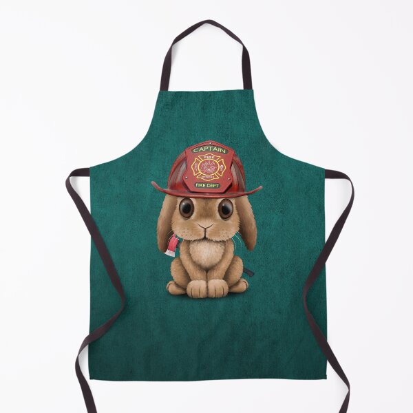 Item preview, Cute Baby Bunny Firefighter designed and sold by JeffBartels.