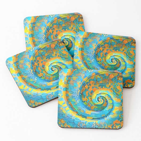 Item preview, Abstract Art | Fibonacci spiral, Deep Dream designed and sold by blackhalt.
