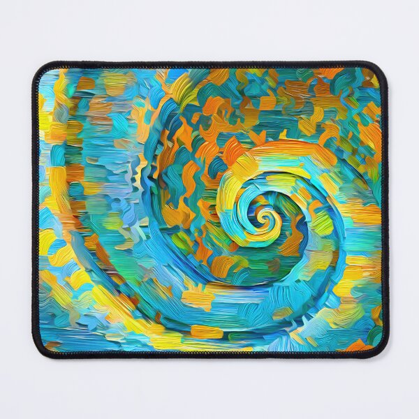 Item preview, Abstract Art | Fibonacci spiral, Deep Dream designed and sold by blackhalt.