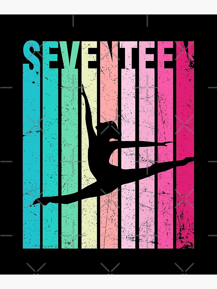 17th-birthday-retro-gymnastics-girls-17-years-old-birthday-art-print