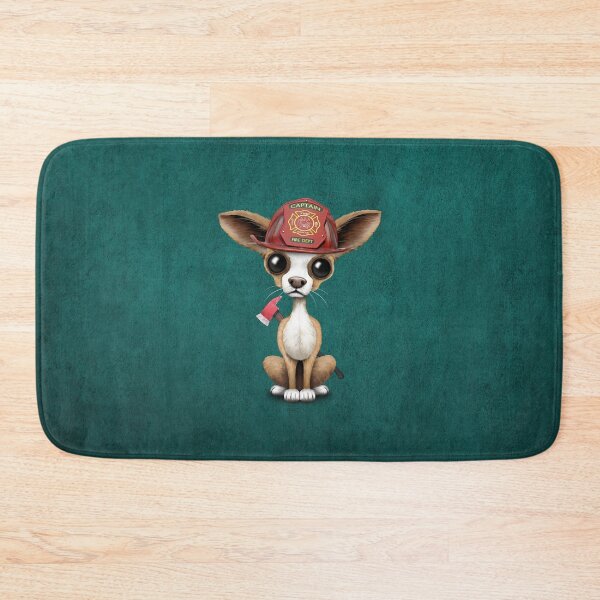 Item preview, Cute Chihuahua Puppy Firefighter designed and sold by JeffBartels.
