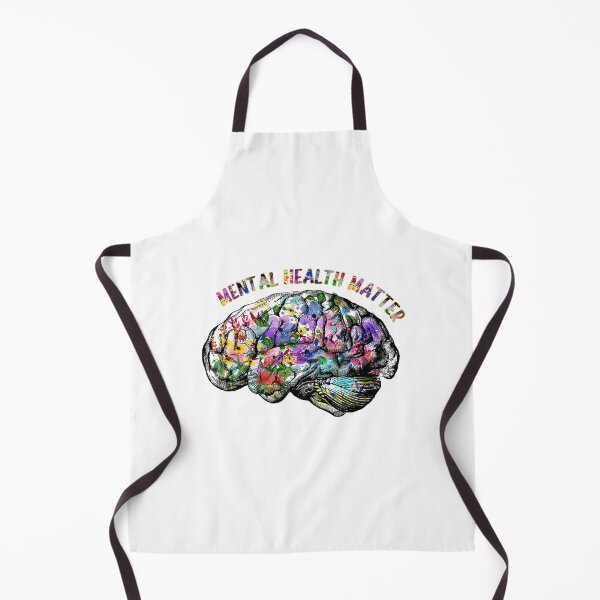 Item preview, Mental Health Matter Watercolor Flower Brain designed and sold by FebsProjects.