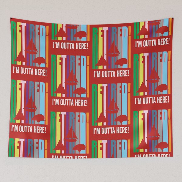 Item preview, Retired! I’m outta here! Camping and sailboating designed and sold by TJHstudio.