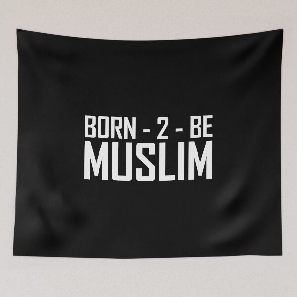 Item preview, born to be muslim - islamic art quotes 5 designed and sold by EfenDesign.