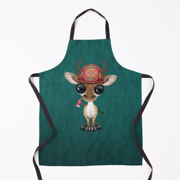 Item preview, Cute Baby Deer Firefighter designed and sold by JeffBartels.