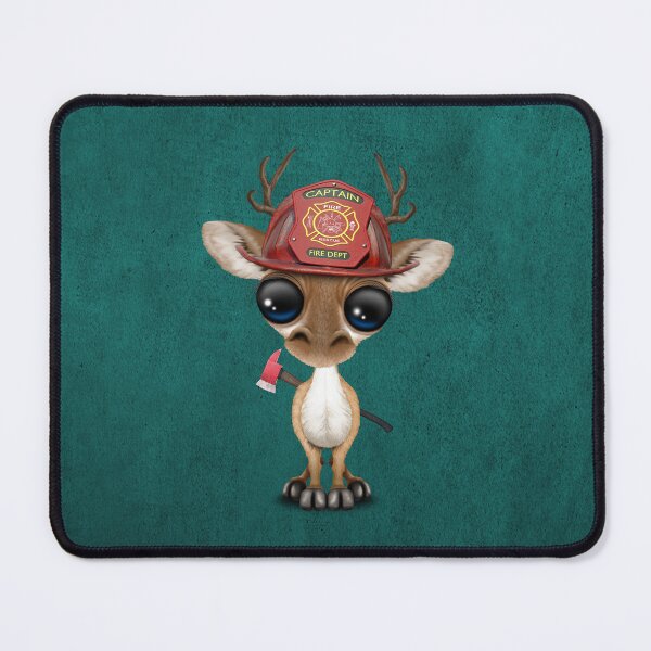 Item preview, Cute Baby Deer Firefighter designed and sold by JeffBartels.