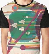 Retro Space Poster - The Grand Tour Graphic T-Shirt