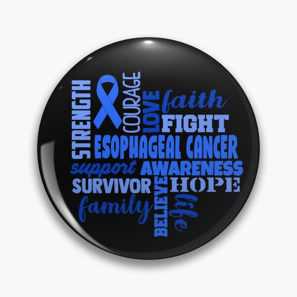 Item preview, Esophageal Cancer Awareness - Strength Courage Faith Hope Love Fight Support Survivor Family Life Believe designed and sold by Hilten.