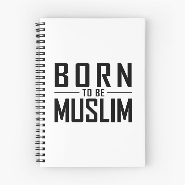 Item preview, born to be muslim islamic art quotes designed and sold by EfenDesign.