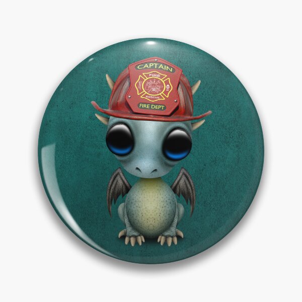 Item preview, Cute Baby Dragon Firefighter designed and sold by JeffBartels.