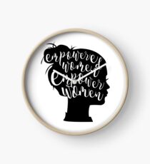 Reloj Las mujeres empoderadas empoderan a las mujeres