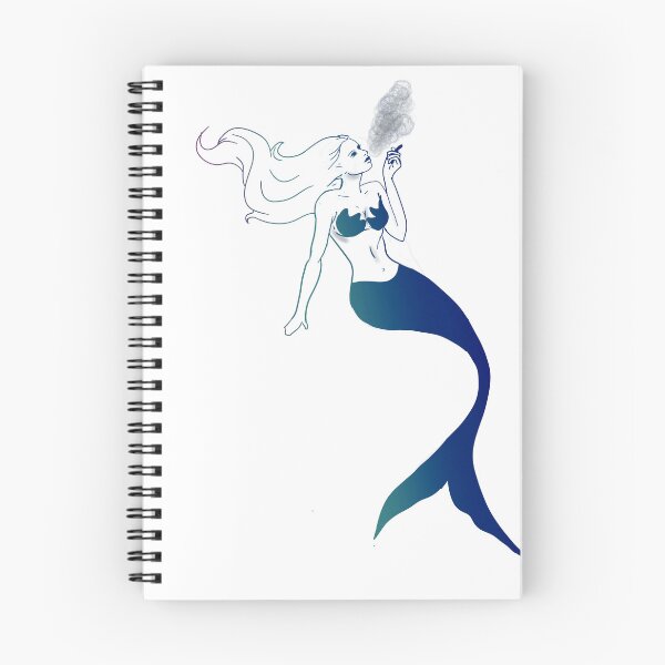 Item preview, smoking mermaid designed and sold by HHArtistic.