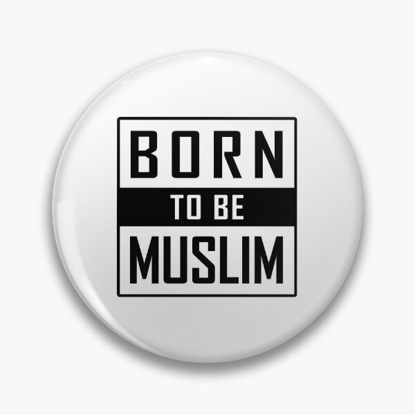 Item preview, born to be muslim islamic art quotes 2 designed and sold by EfenDesign.