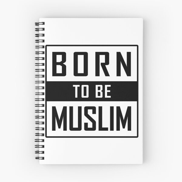 Item preview, born to be muslim islamic art quotes 2 designed and sold by EfenDesign.
