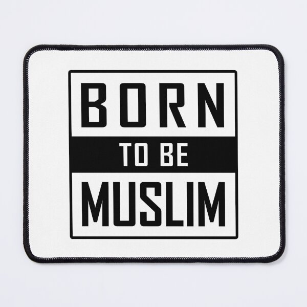 Item preview, born to be muslim islamic art quotes 2 designed and sold by EfenDesign.