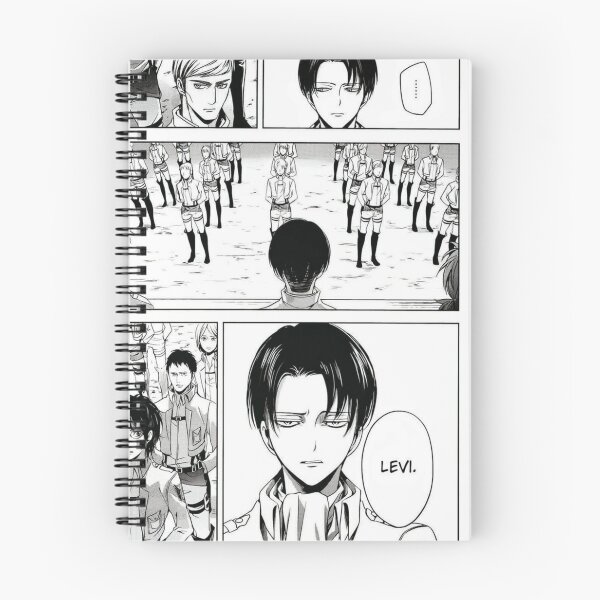 Item preview, Levi notebook  designed and sold by AnimeShopee.