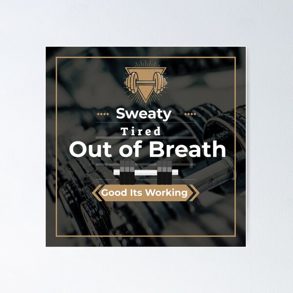 Item preview, Gym Fitness Motivational Quotes designed and sold by Mr7Williams.