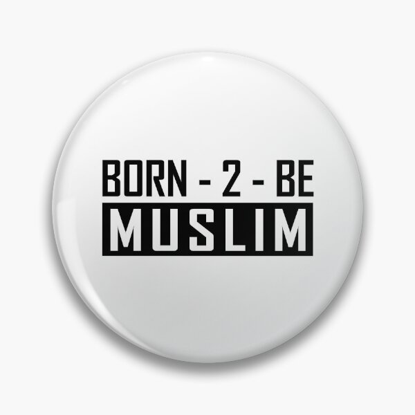 Item preview, born to be muslim islamic art quotes 4 designed and sold by EfenDesign.