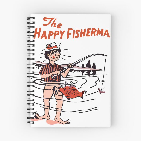 Aperçu de l'œuvre Le pêcheur heureux T-shirt classique créée et vendue par Fado Store.