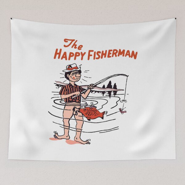 Item preview, The Happy Fisherman  Classic T-Shirt designed and sold by Fado Store.