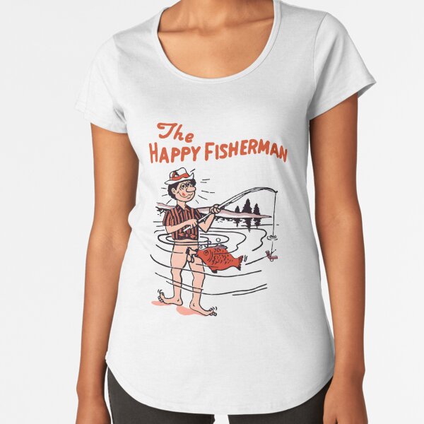The Happy Fisherman Classic T-Shirt Greeting Card for Sale by
