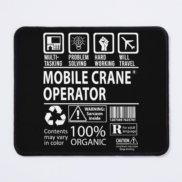Item preview, Mobile Crane Operator T Shirt - Multitasking Job Gift Item Tee designed and sold by miraschroe.