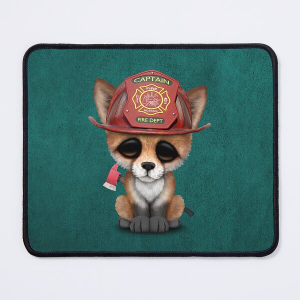 Item preview, Cute Baby Fox Firefighter designed and sold by JeffBartels.