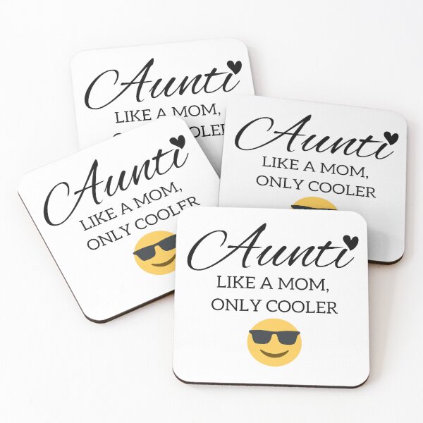 Item preview, Aunti Like a mom only cooler  designed and sold by JJs-Tees.