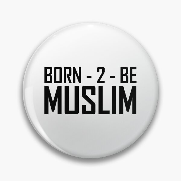 Item preview, born to be muslim islamic art quotes 5 designed and sold by EfenDesign.