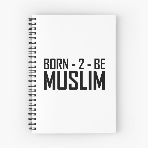 Item preview, born to be muslim islamic art quotes 5 designed and sold by EfenDesign.