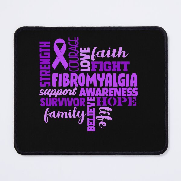 Item preview, Fibromyalgia Awareness - Strength Courage Faith Hope Love Fight Support Survivor Family Life Believe designed and sold by Hilten.